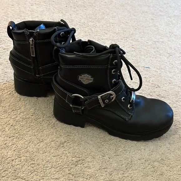 Womens Harley Davidson Tegan Boots Size 8 - Picture 5 of 9